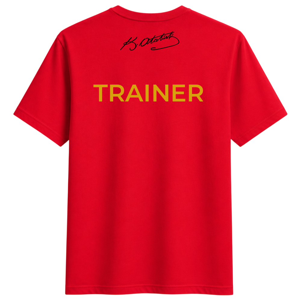Kişiye Özel Trainer Baskılı Tişört - 5 adet